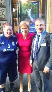 Reception for Scotland Homeless World Cup teams